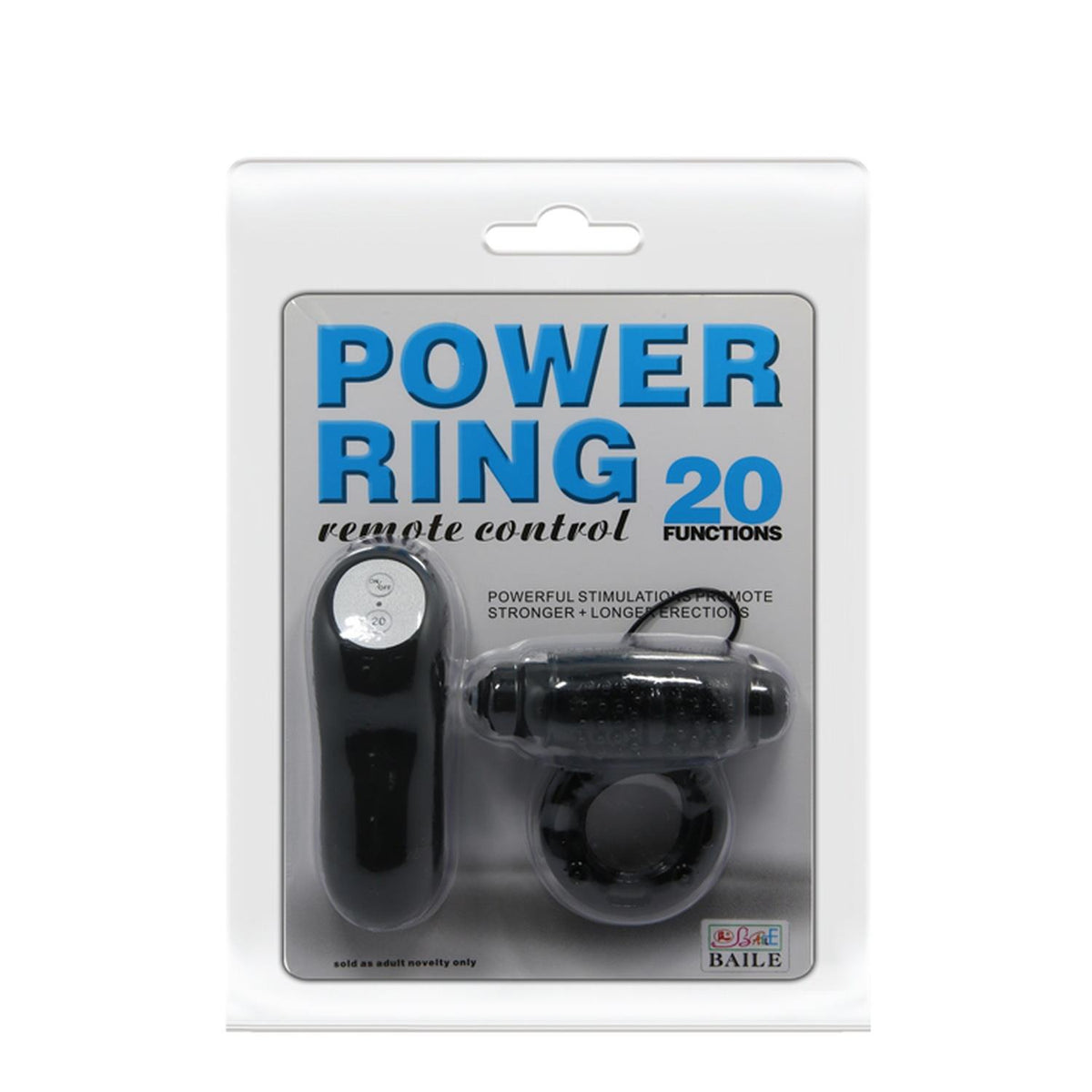 Baile Power Ring · vibrační kroužek s dálkovým ovládáním