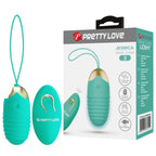 Pretty Love Jessica Dream Chaser 3 · vibrační vajíčko s dálkovým ovládáním, zelená