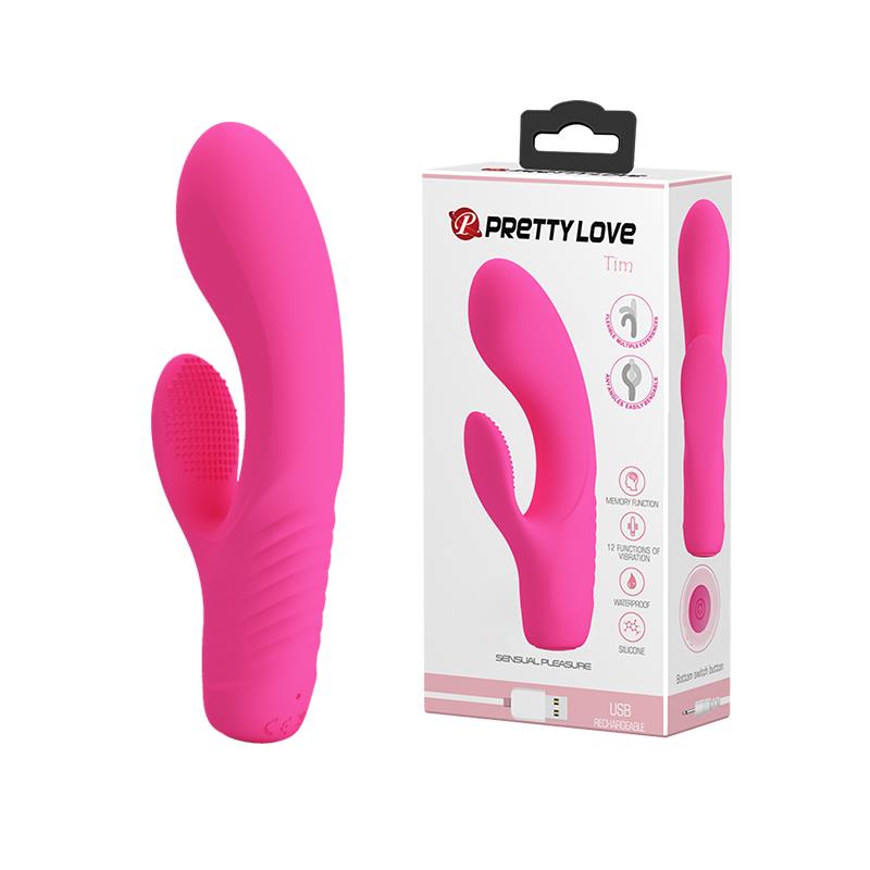Pretty Love Tim · vibrátor na bod G s funkcí paměti, 12 režimů