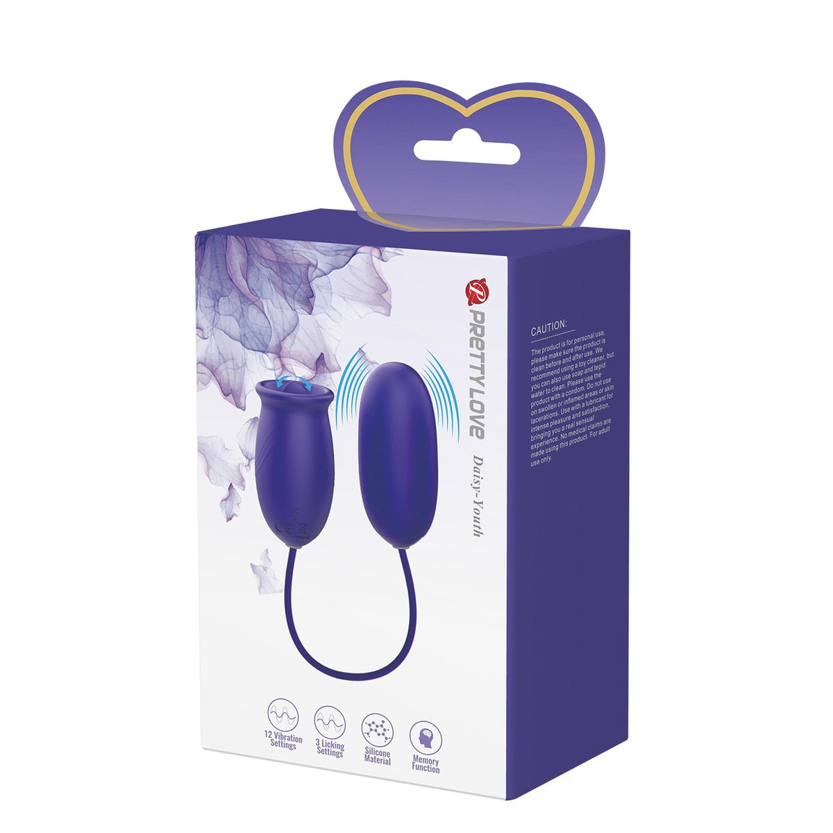 Pretty Love Daisy Youth · vibrační vajíčko s lízací stimulací