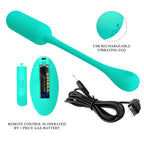 PRETTY LOVE - LECHIES  Dream chaser 5, Green, Wireless remote control 12 vibration functions Memory function