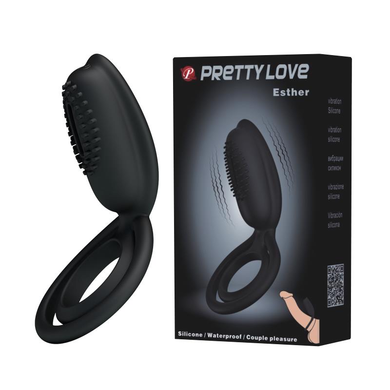 Pretty Love Esther · vibrační kroužek na penis a varlata