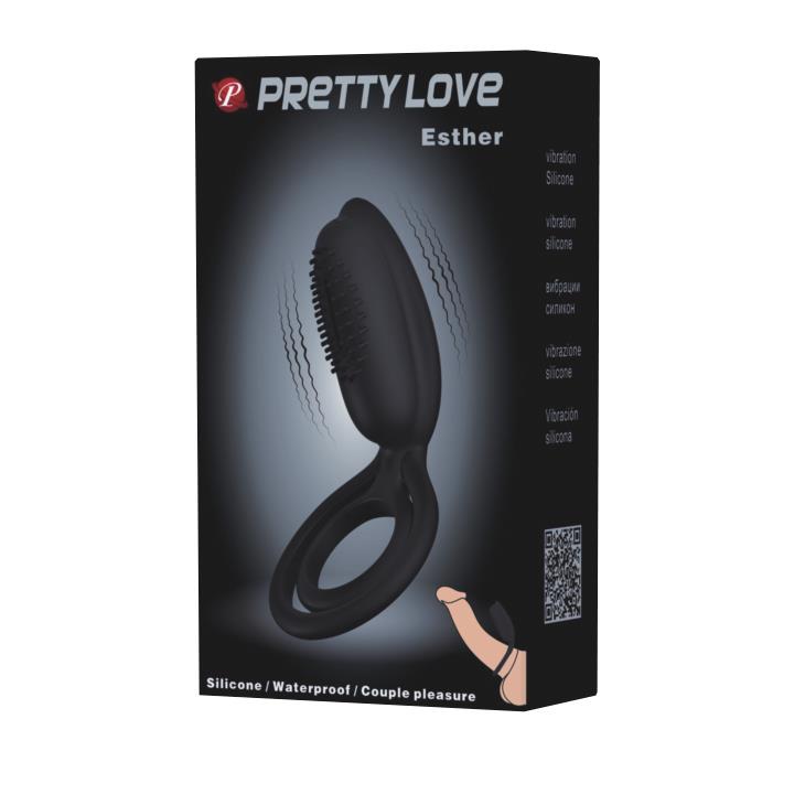 Pretty Love Esther · vibrační kroužek na penis a varlata