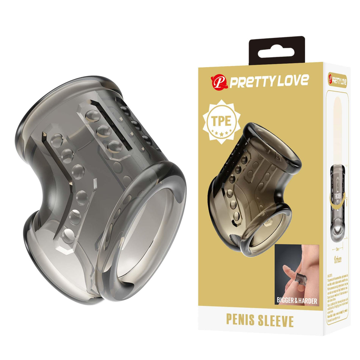 Pretty Love Penis Sleeve · texturovaný návlek na penis