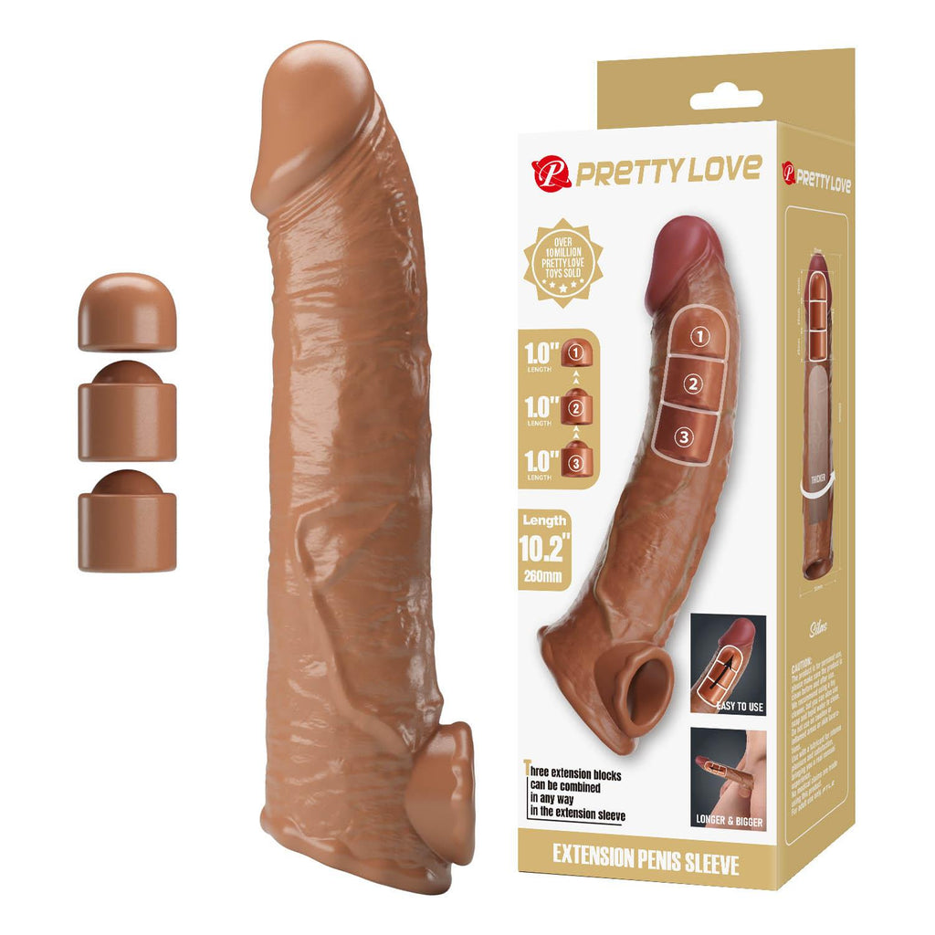 Pretty Love Extension · návlek na penis s vyměnitelnými vložkami