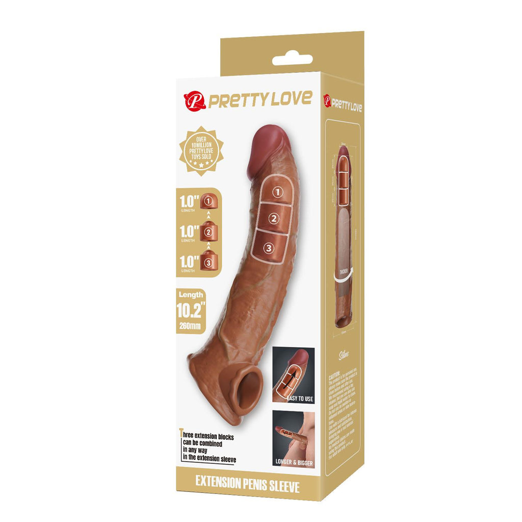Pretty Love Extension · návlek na penis s vyměnitelnými vložkami