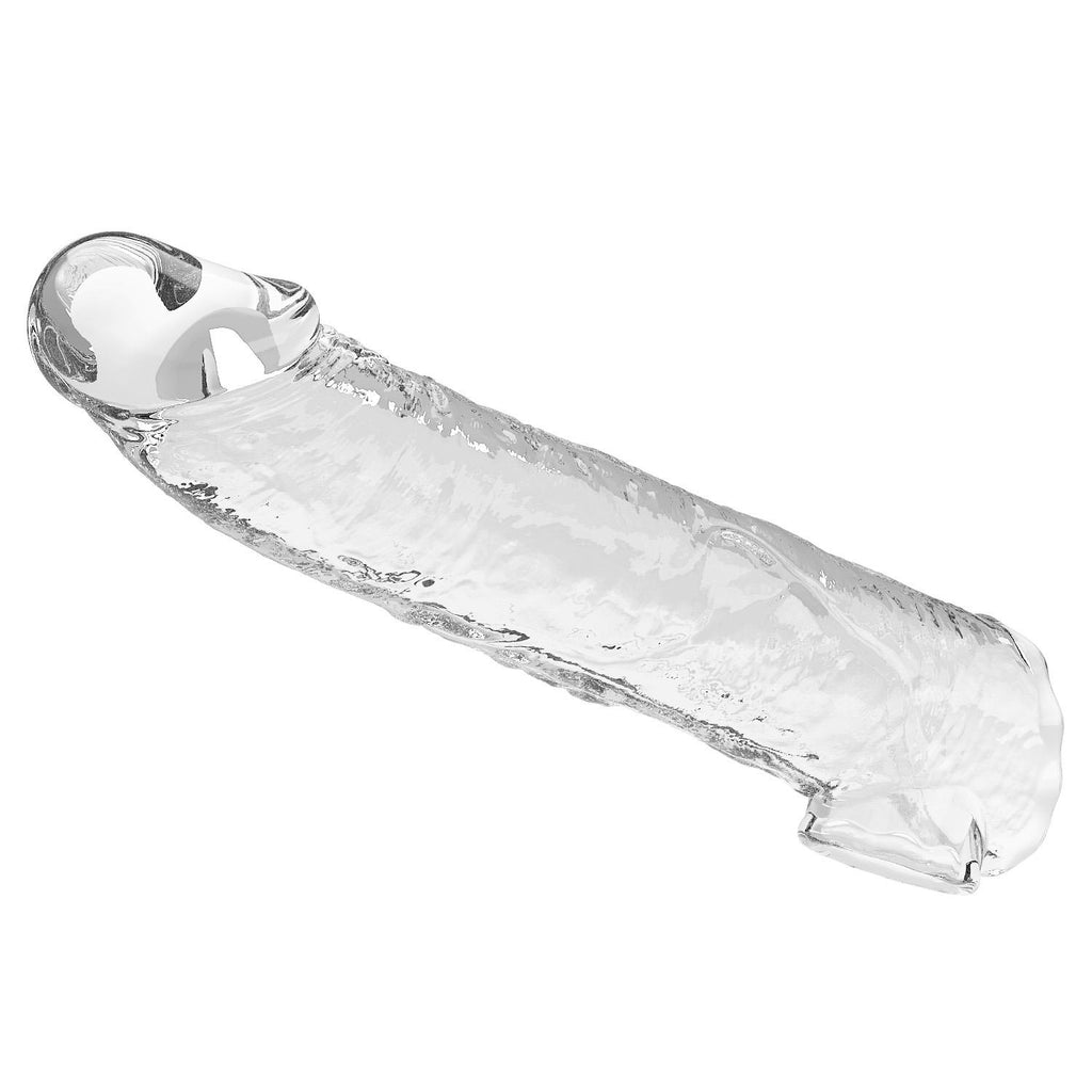 Pretty Love Extension Penis Sleeve · prodlužovací návlek na penis, 26 cm, průhledná
