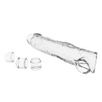 Pretty Love Extension Penis Sleeve · prodlužovací návlek na penis, 26 cm, průhledná