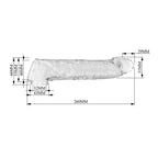 Pretty Love Extension Penis Sleeve · prodlužovací návlek na penis, 26 cm, průhledná