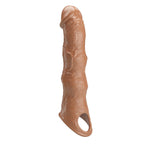 Pretty Love Extension Penis Sleeve · prodlužovací návlek na penis, 28 cm, hnědá