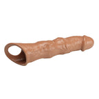 Pretty Love Extension Penis Sleeve · prodlužovací návlek na penis, 28 cm, hnědá