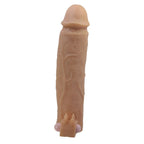 Pretty Love Xerxes – Penis Sleeve with Vibrating Ring, Flesh Color, 22 cm