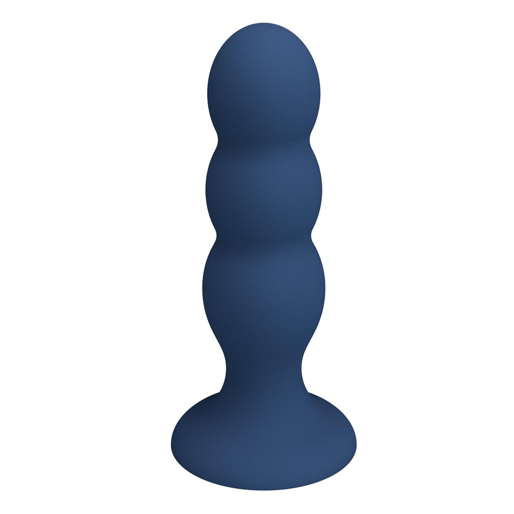 Mr. Play Metal & Liquid Silicone Anal Plug with 3 Metal Balls