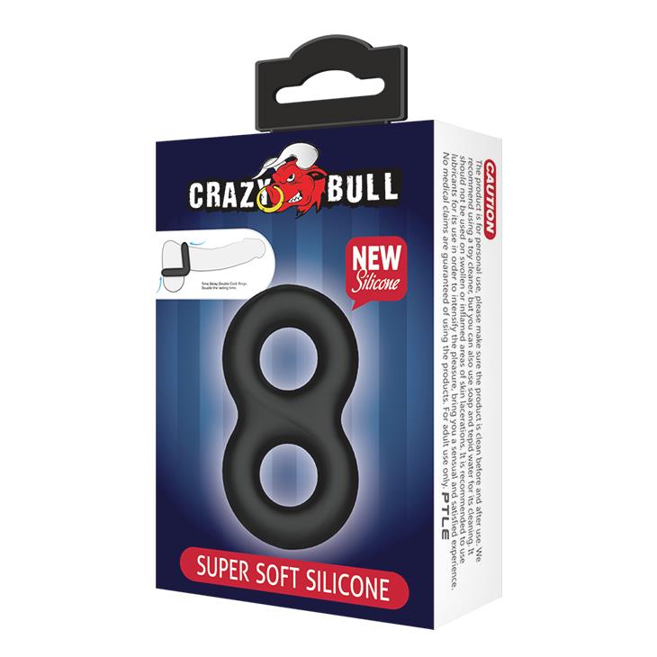 Crazy Bull Ring · dvojitý erekční kroužek ze silikonu