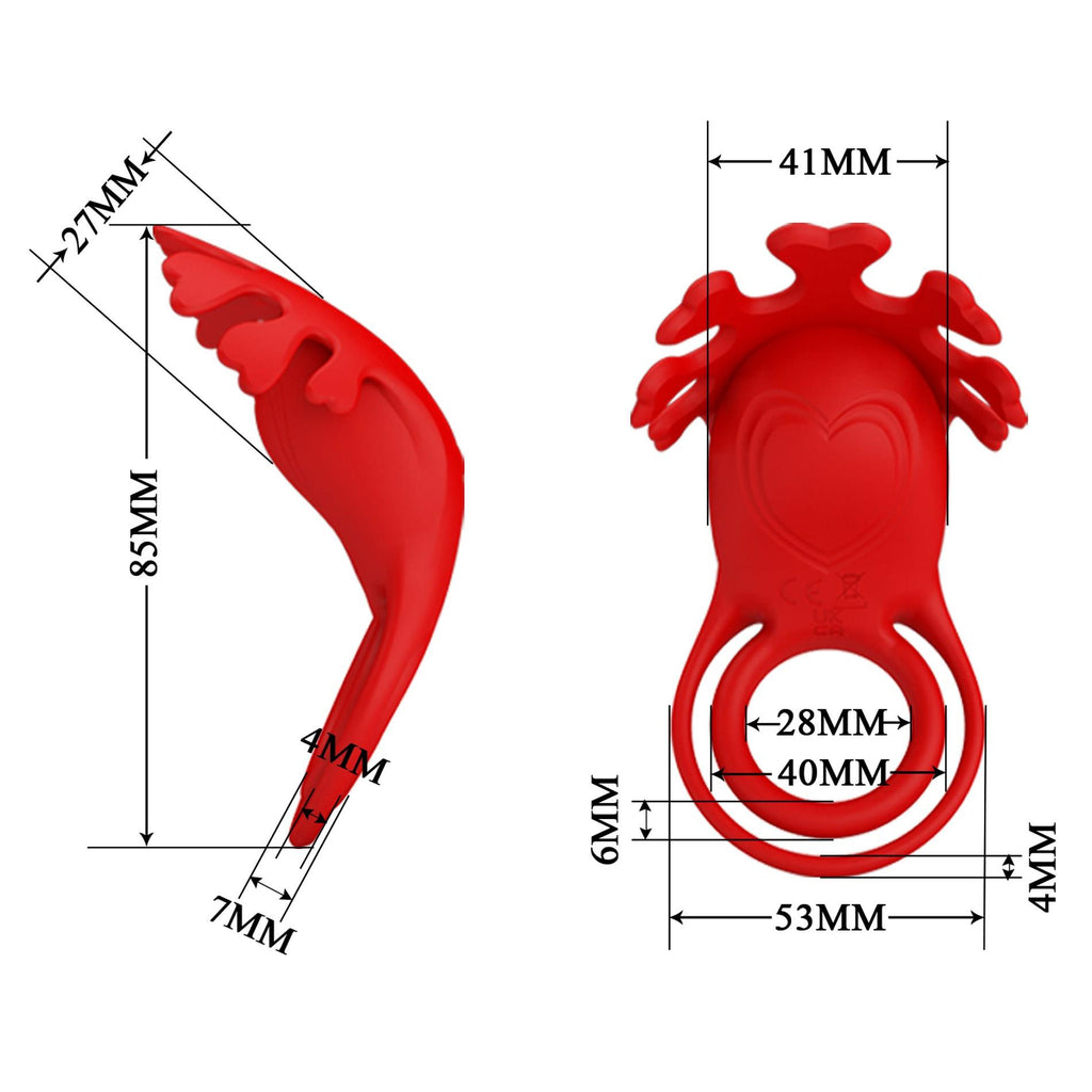 PRETTY LOVE - VIBRATION PENIS RING, Ruben, 7 vibration functions