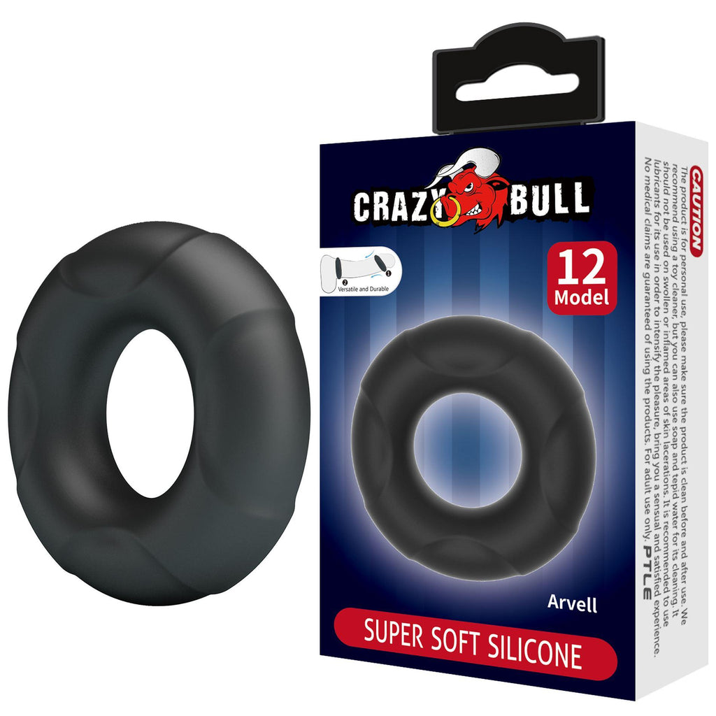 Crazy Bull Arvell · měkký silikonový erekční kroužek