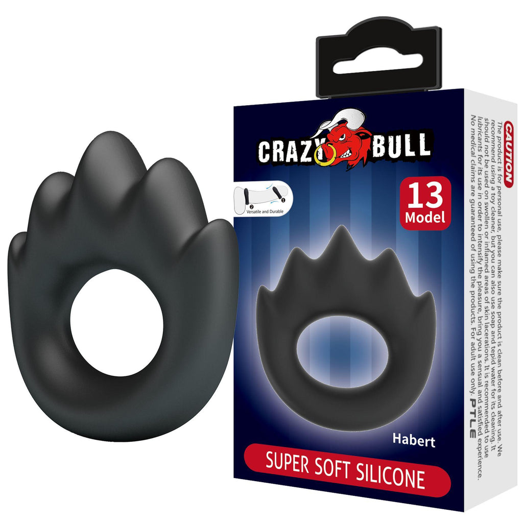 Crazy Bull Habert · měkký silikonový erekční kroužek