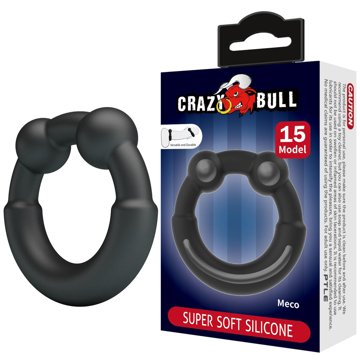 Crazy Bull Meco · erekční kroužek ze supersoftového silikonu