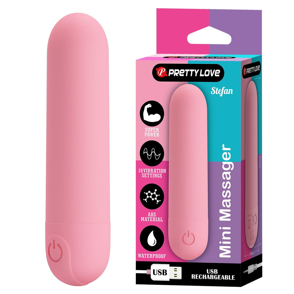 Pretty Love Stefan · mini vibrátor s 10 vibračními funkcemi