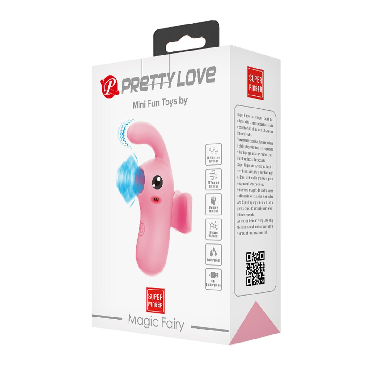 Pretty Love Magic Fairy · prstový stimulátor klitorisu s vibracemi a poklepem