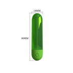 Pretty Love Kiwi - Rechargeable Bullet Vibrator - Green