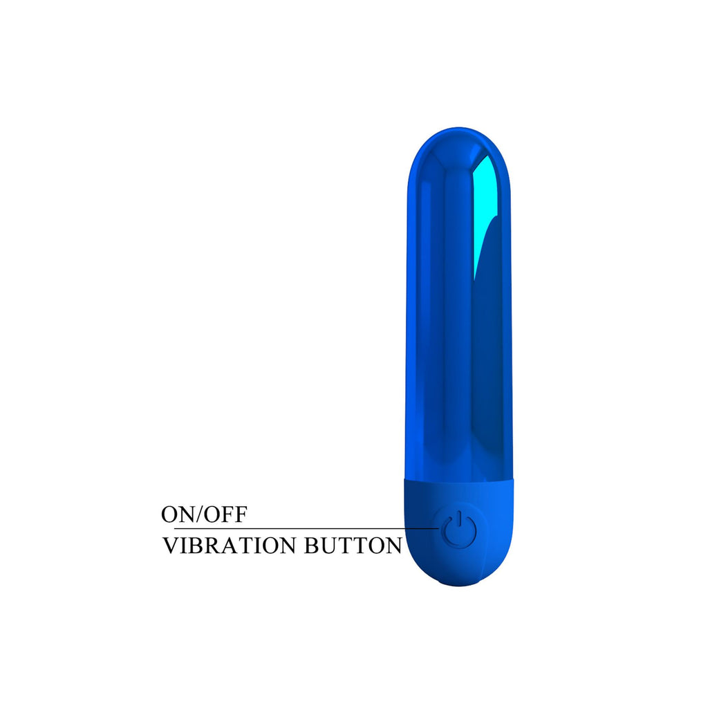 Pretty Love Kiwi - Rechargeable Bullet Vibrator - Blue