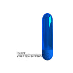 Pretty Love Kiwi - Rechargeable Bullet Vibrator - Blue