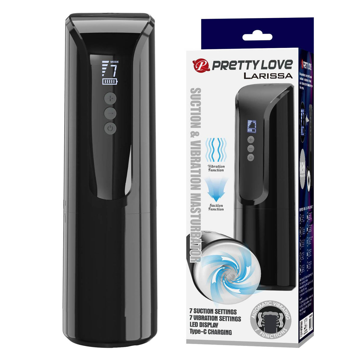 Pretty Love Larissa Suction & Vibration Masturbator