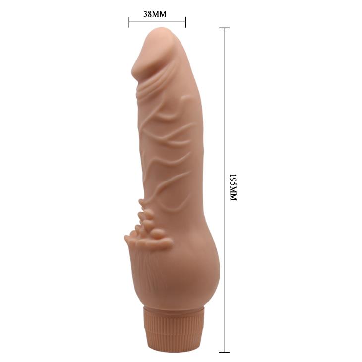 Baile Clark Soft Skin · vibrační realistické dildo 19,5 cm