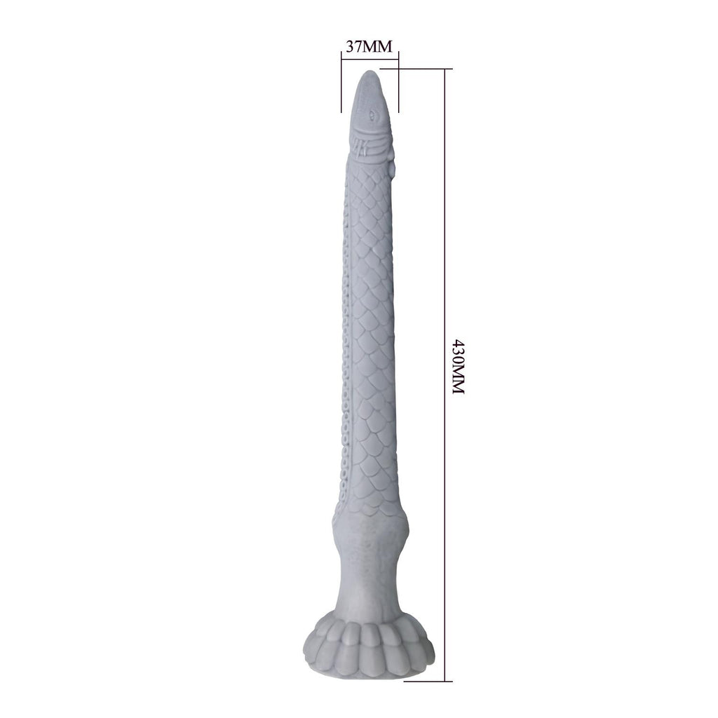 Power Monsters Basilisk · silikonové dildo XXL, 43 cm