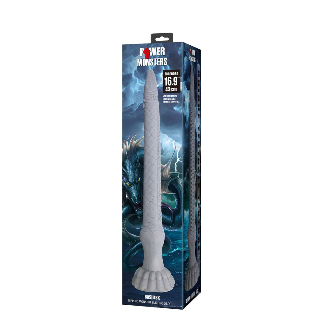 Power Monsters Basilisk · silikonové dildo XXL, 43 cm