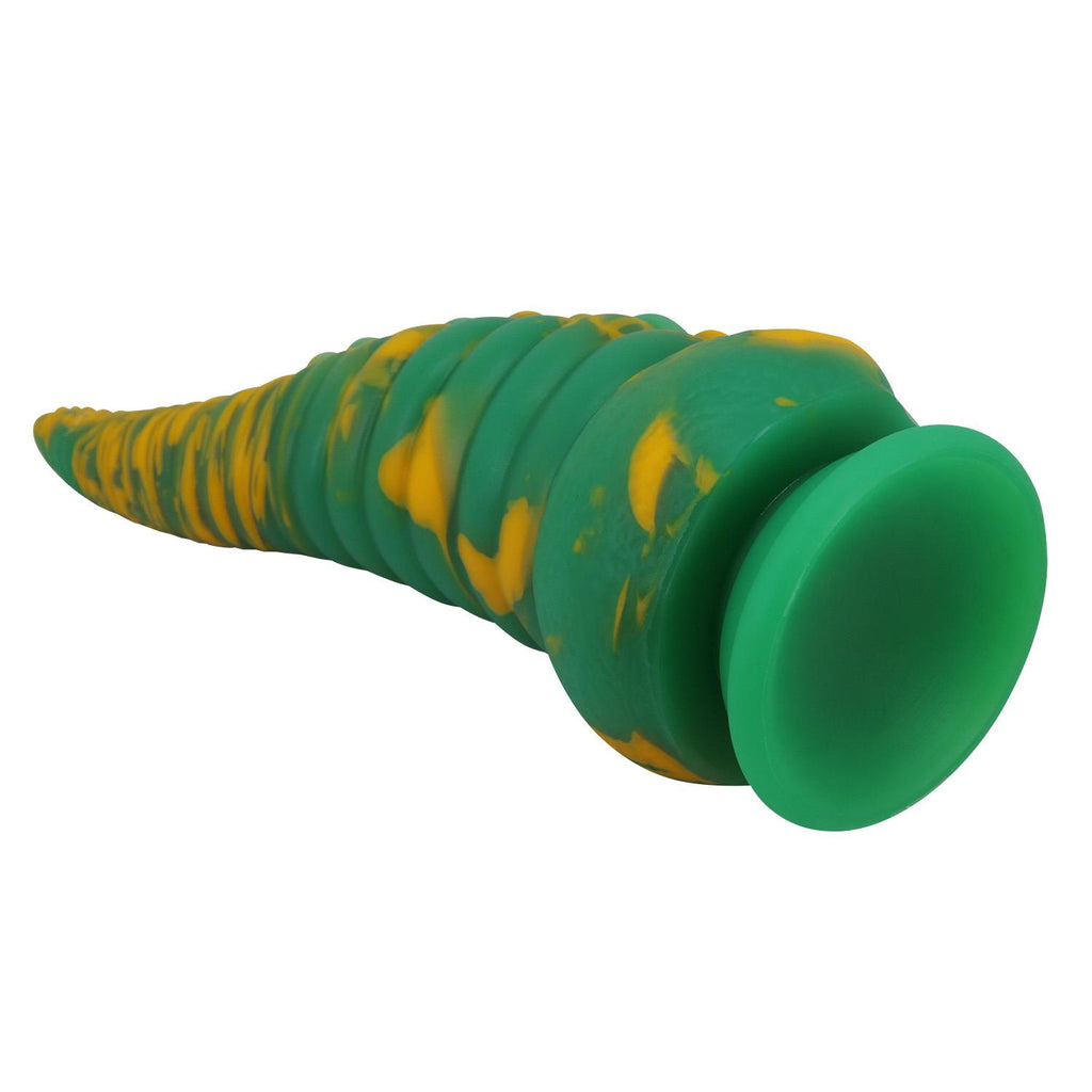 Power Monsters Abyssal Colossus – 22.5 cm Rippled Monster Silicone Dildo
