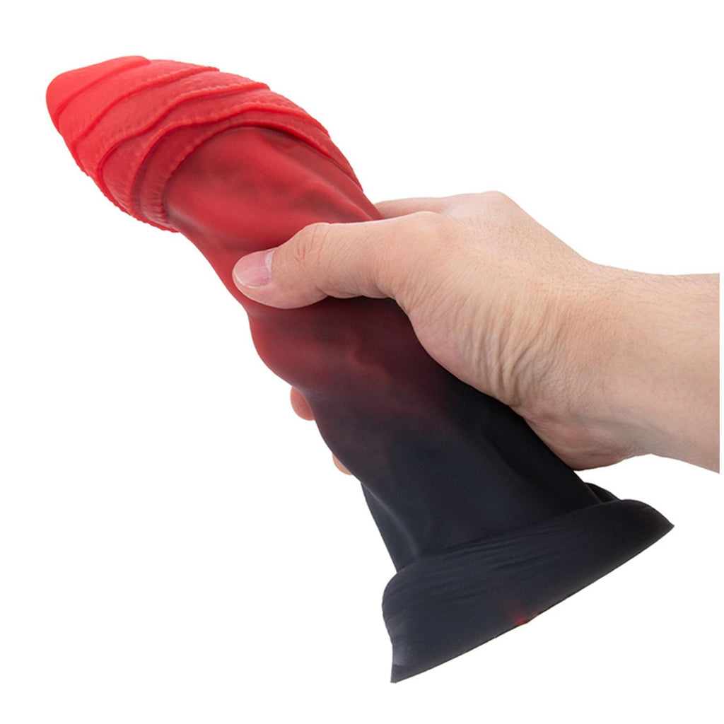 Power Monsters Infernal Goliath – 25 cm Rippled Monster Silicone Dildo