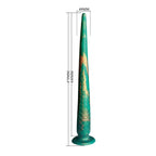 Power Monsters Verdant Titan – 47 cm Rippled Monster Silicone Dildo