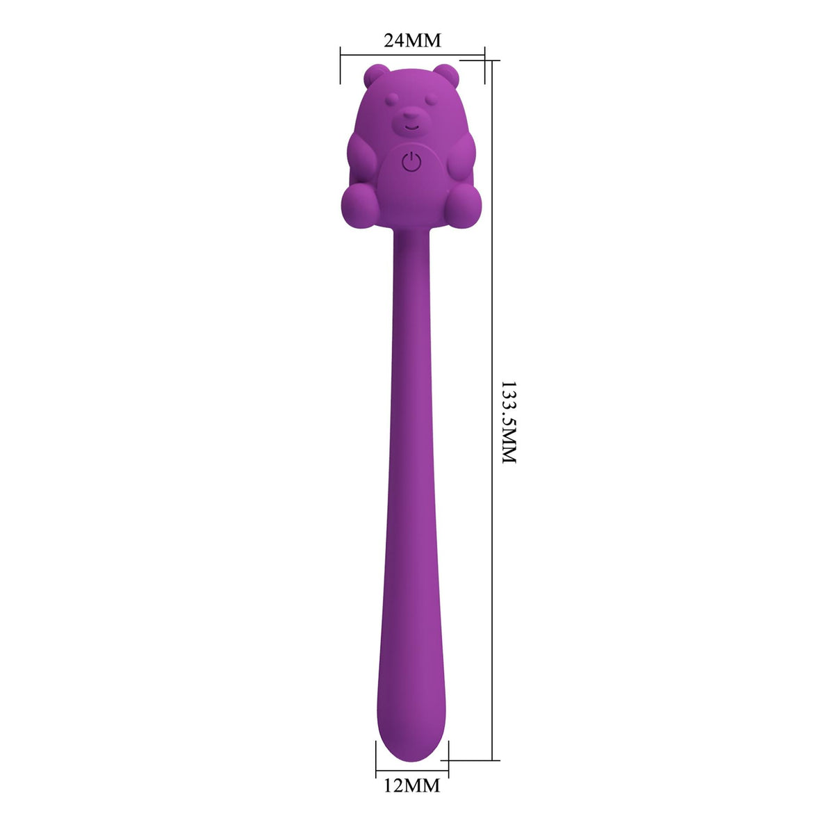 CUTE BEAR, Flirting Stick, 7 vibration functions, Magnetic USB charging