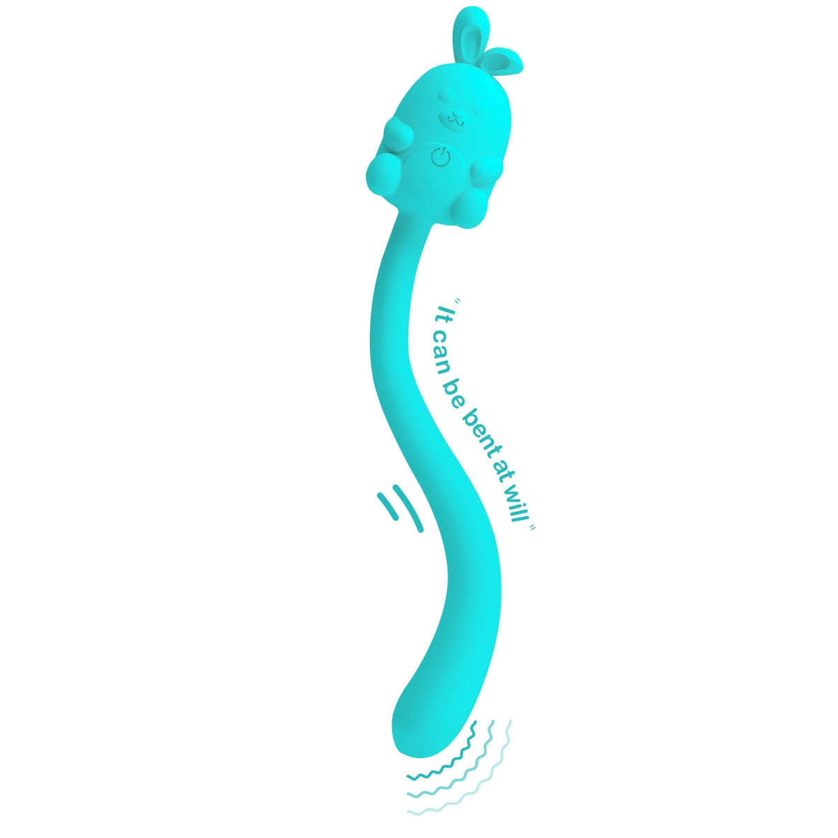 CUTE BUNNY, Flirting Stick, 7 vibration functions, Magnetic USB charging