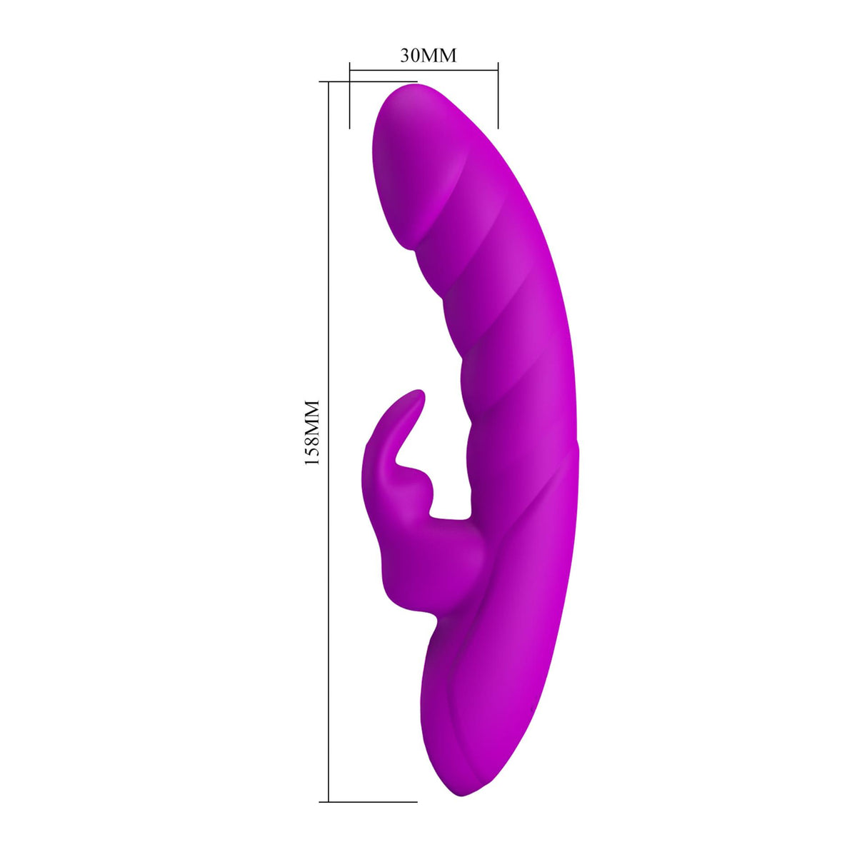 Pretty Love Stellan Thrusting & Rotating Wand Massager – 23 cm