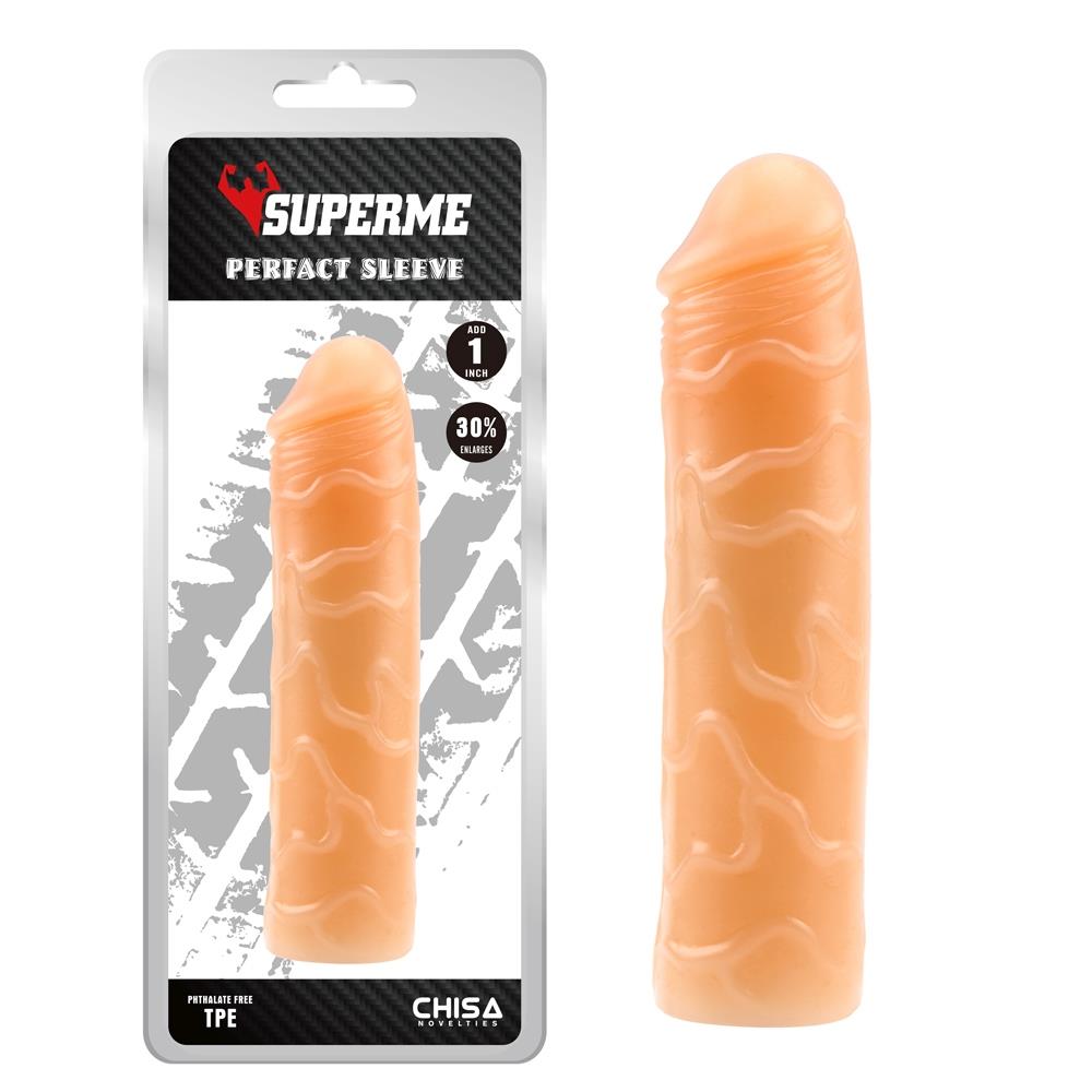 Super Me Perfect Sleeve · návlek na penis s žilnatou texturou