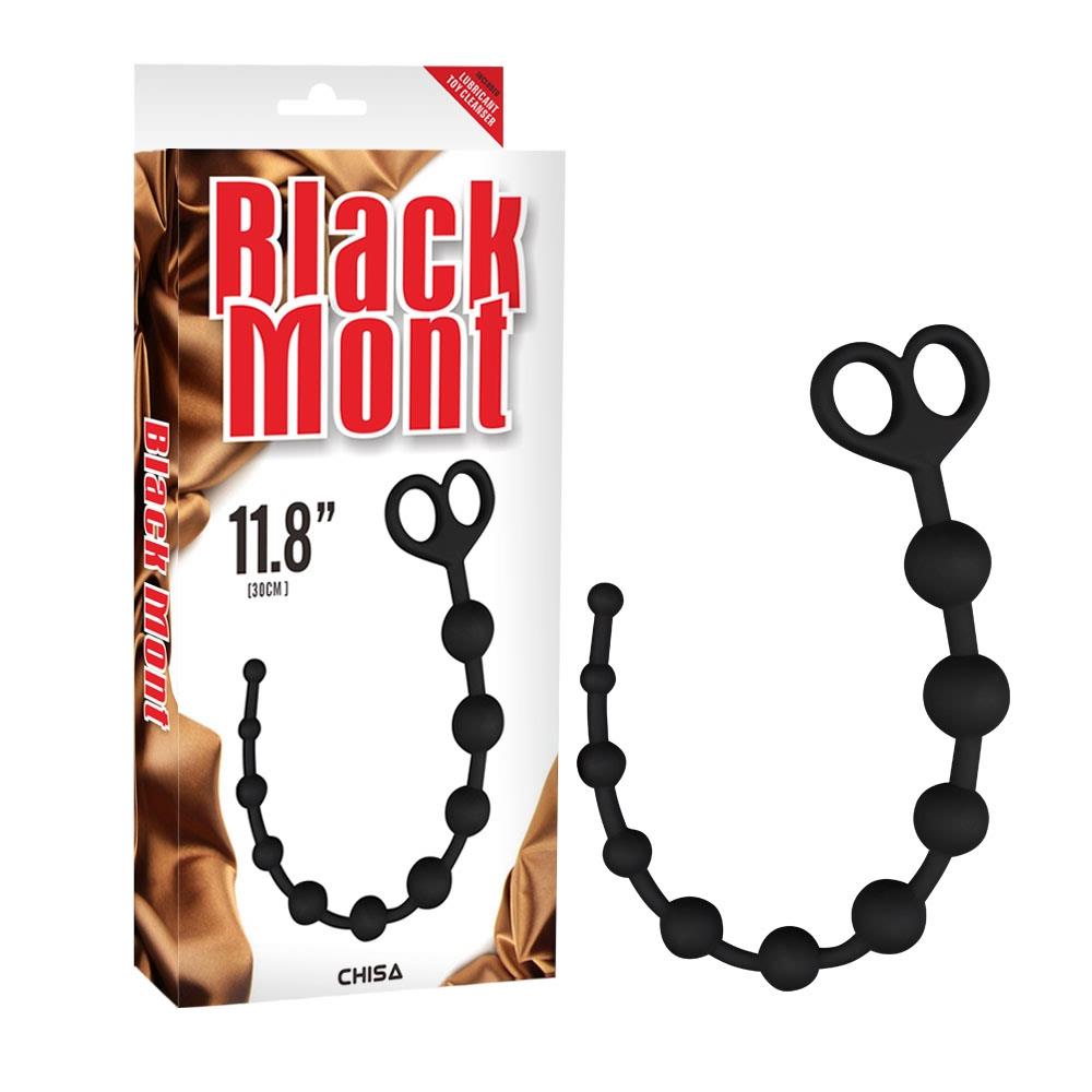 Black Mont Boyfriend Beads · silikonové anální kuličky