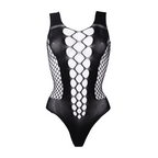 Le Désir Contrast Fence Net Teddy · body s kontrastní síťovinou