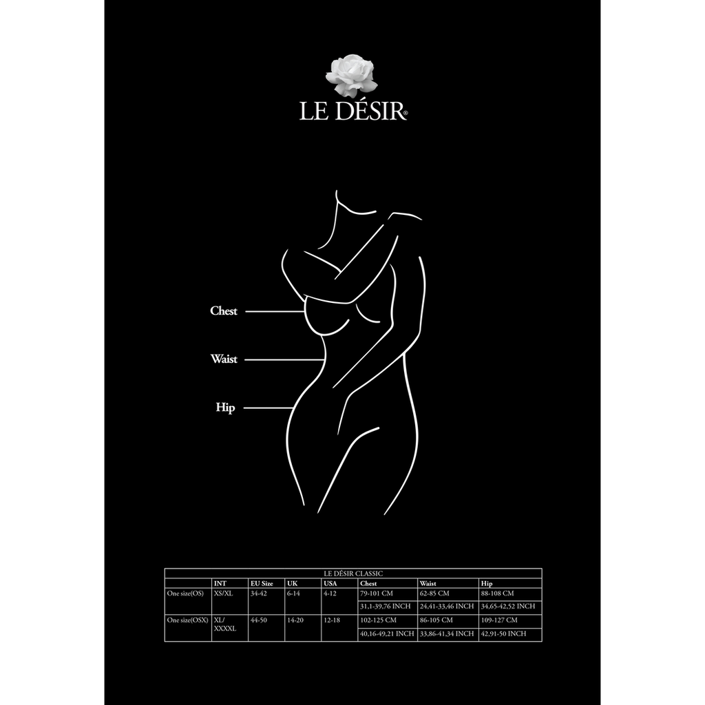 Le Désir Fishnet and Lace Bodystocking · bodystocking se síťovinou a krajkou