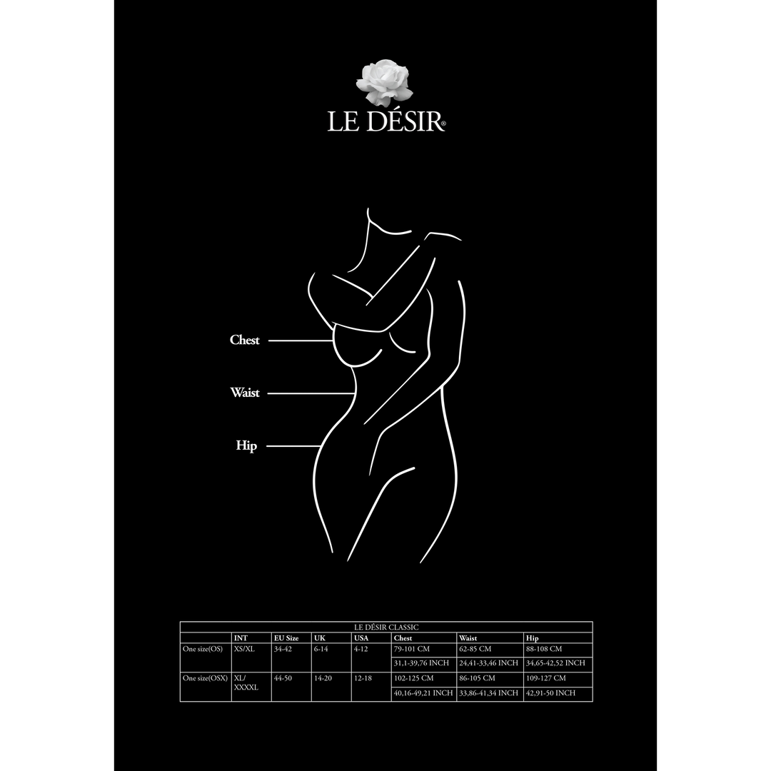 Le Désir Fishnet and Lace Bodystocking · bodystocking se síťovinou a krajkou
