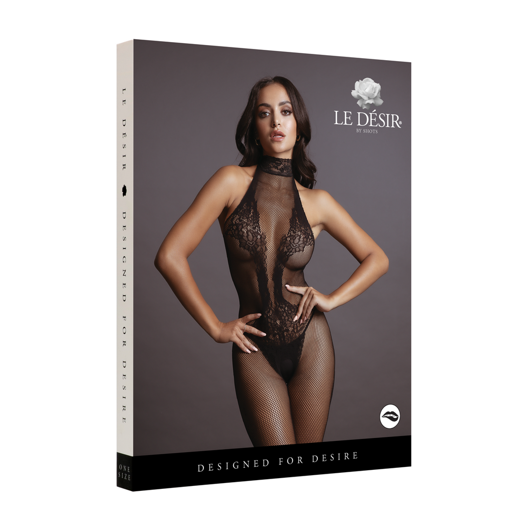 Le Désir Fishnet and Lace Bodystocking · overal z krajky a síťoviny, vel. S až XL