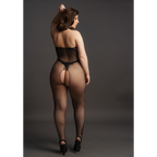 Le Désir Fishnet and Lace Bodystocking · overal z krajky a síťoviny, vel. XL až 4XL