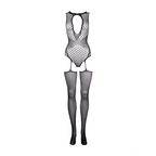 Le Désir Contrast Suspender Bodystocking · kontrastní síťovaný bodystocking