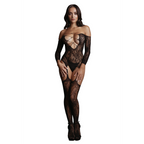 Le Désir Criss Cross Neck Bodystocking · bodystocking se zkříženými ramínky