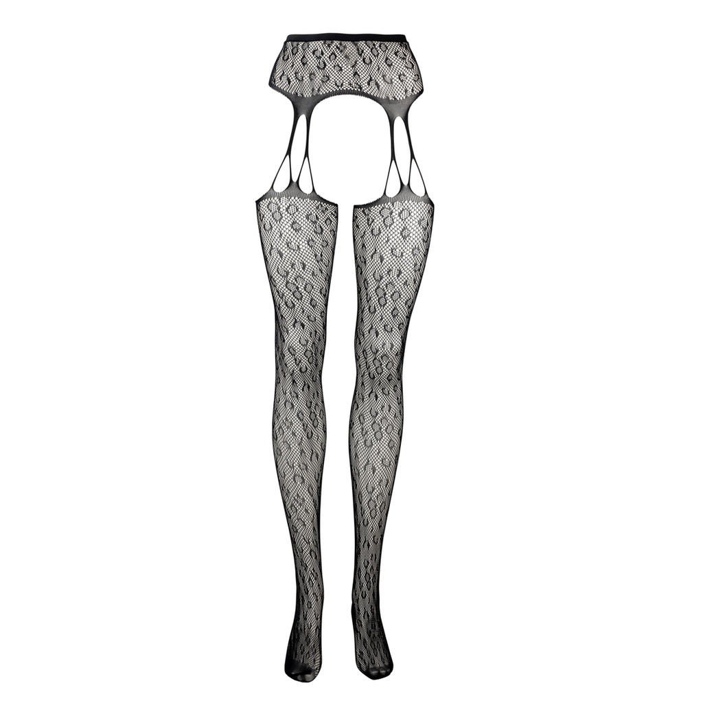 Le Désir Suspender Leopard Pantyhose · punčochové kalhoty s leopardím vzorem