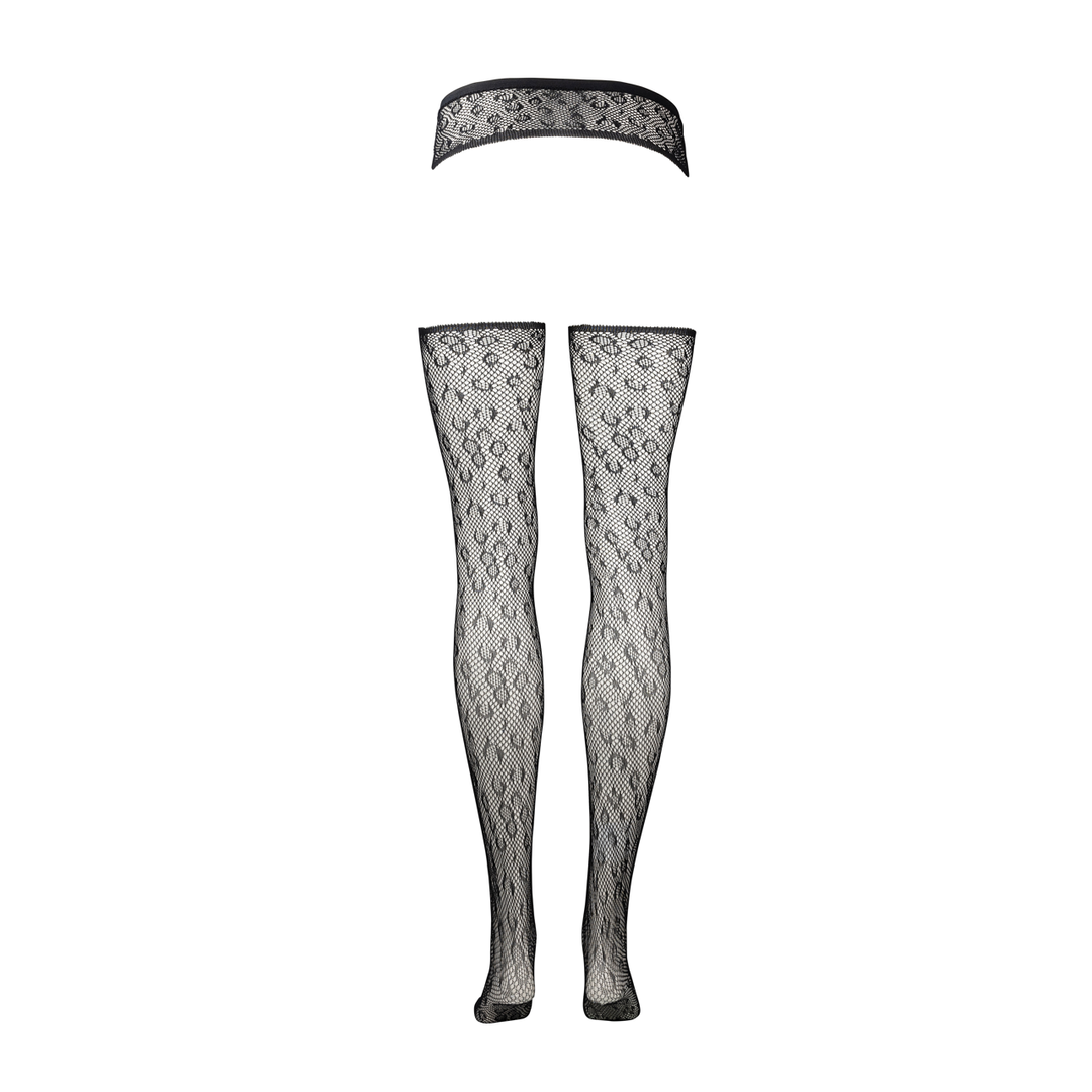 Le Désir Suspender Leopard Pantyhose · punčochové kalhoty s leopardím vzorem