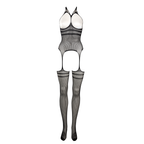 Le Désir Strappy Suspender Bodystocking · bodystocking s otevřenými košíčky