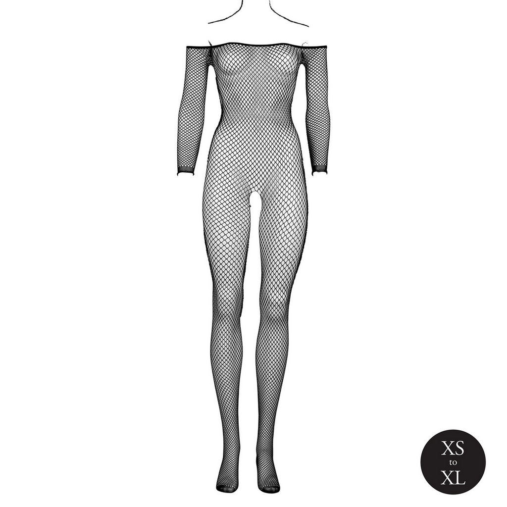 Le Désir Bodystocking OffShoulder Neck · síťovaný bodystocking s odhalenými rameny